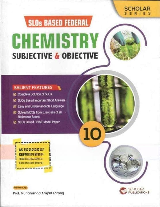 Scholar Series Key to Chemistry Sub Obj 10 FB — front cover