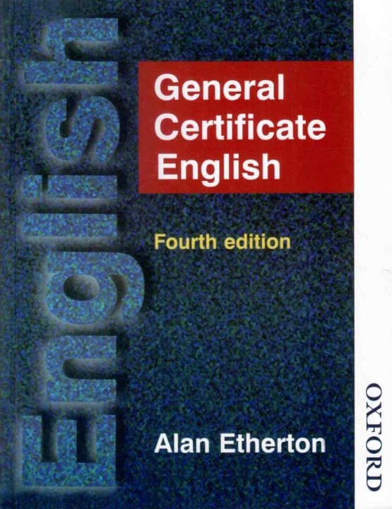 Oxford General Certificate English 4E — front cover