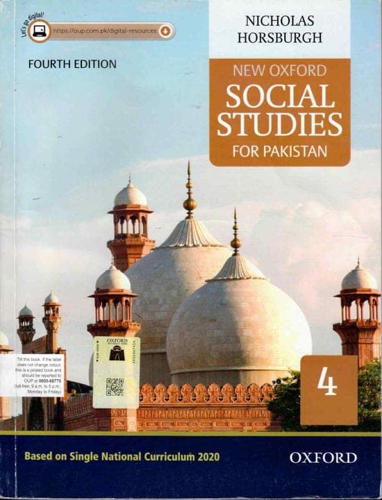 Oxford Social Studies for Pakistan Book 4 4E with Weblink — front cover