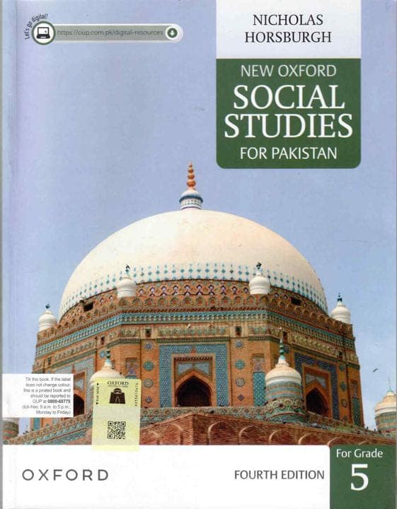 Oxford Social Studies for Pakistan Book 5 4E with Weblink — front cover