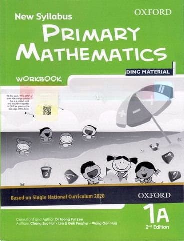 Oxford New Syllabus Primary Math Work Book 1A New — front cover
