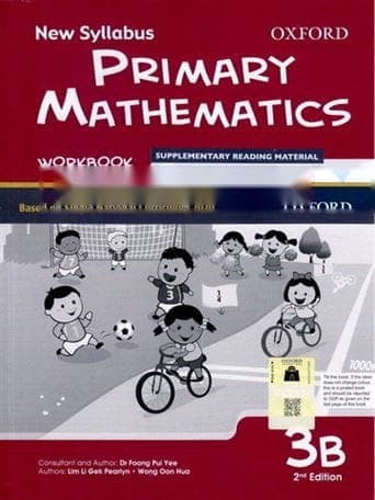 Oxford New Syllabus Primary Math Work Book 3B New — front cover