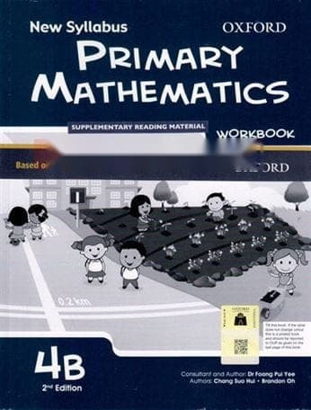 Oxford New Syllabus Primary Math Work Book 4B New — front cover