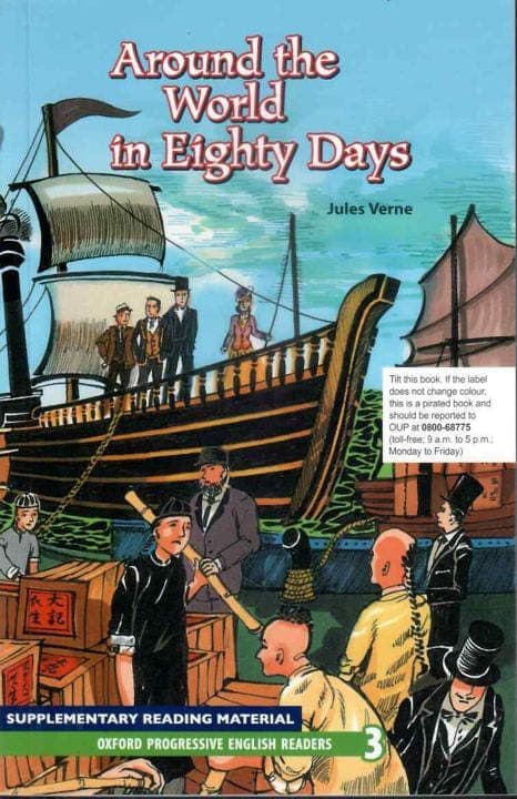 Oxford Reader Around the World in 80 Days 3 — front cover