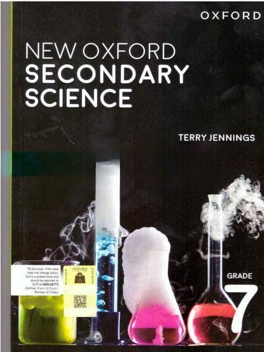 New Oxford Secondary Science Grade 7 — front cover