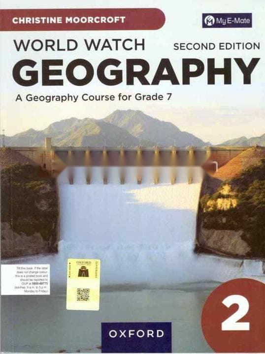 Oxford World Watch Geography Book 2 with My E-mate — front cover