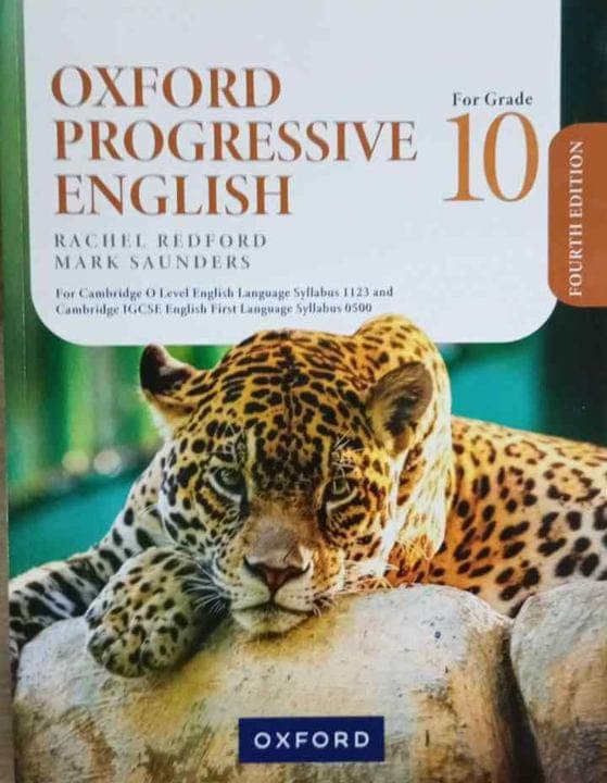 Oxford Progressive English Book 10 — front cover