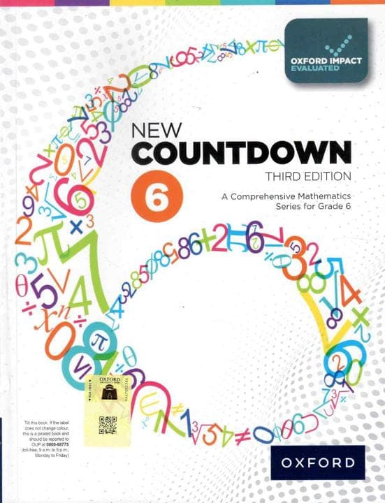 Oxford New Countdown Book 6 3E — front cover
