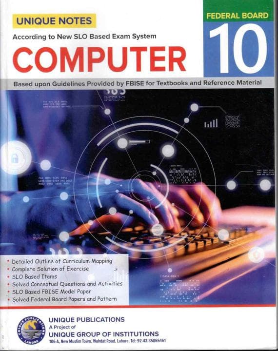 Unique Notes Computer 10 — front cover