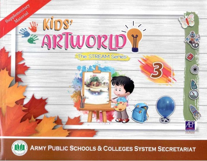 Kids Art World 3 — front cover