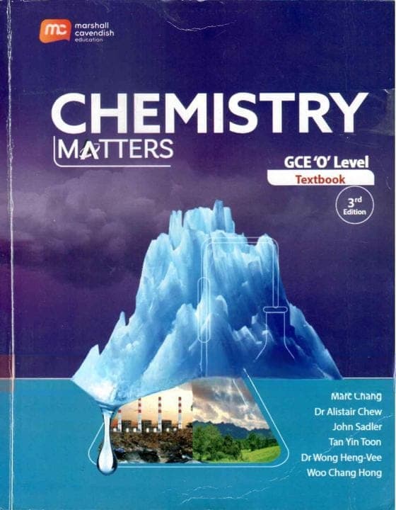 Gce O Level Chemistry Matters 3E — front cover