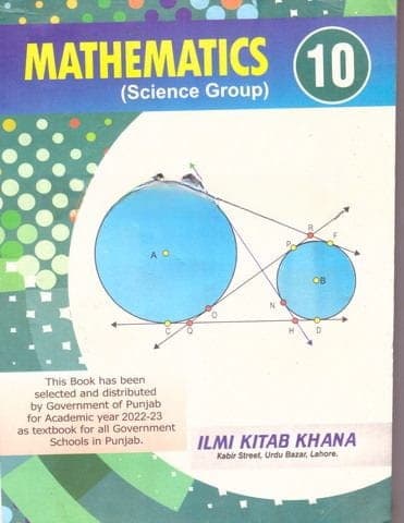PTB Math 10 — front cover