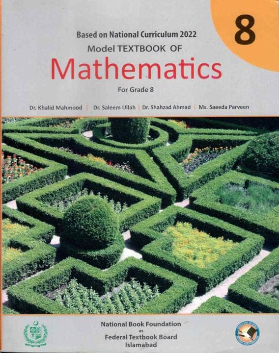 NBF Math 8 — front cover