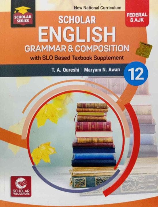Scholar Series Eng Grammar 12 FB — front cover