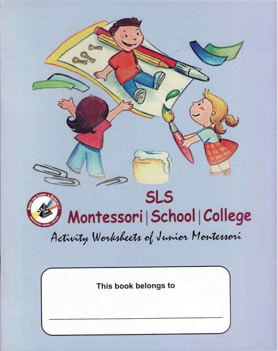 SLS Activity Book Junior Montessori — front cover