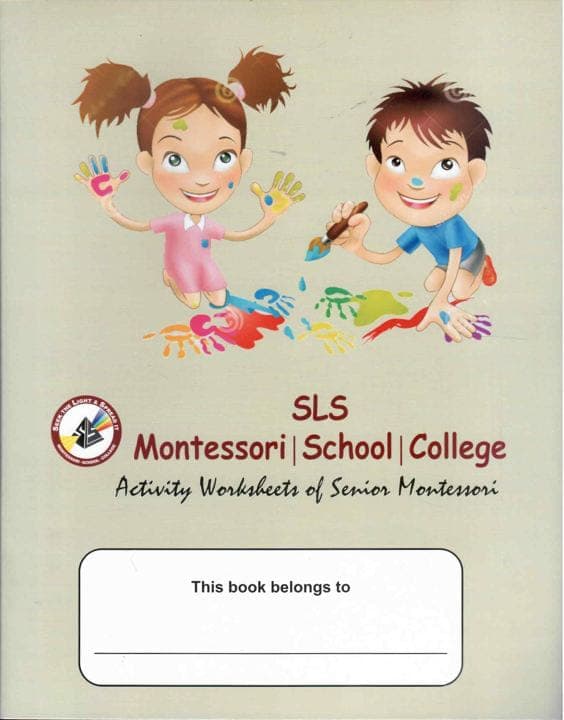 SLS Activity Book Senior Montessori — front cover