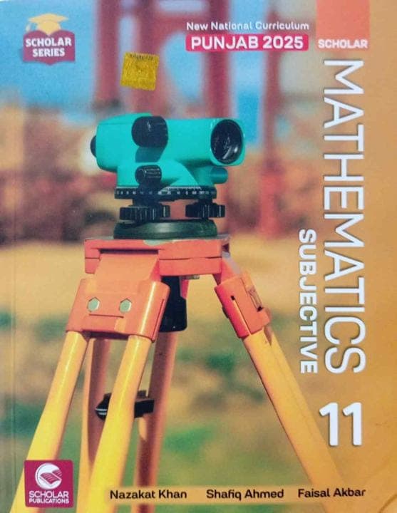 Scholar Series Math 11 Subjective — front cover