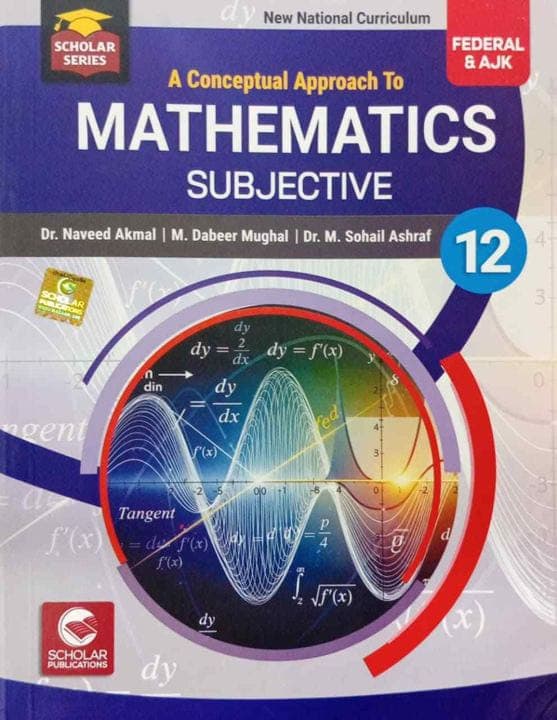 Scholar Series Math 12 Subjective — front cover