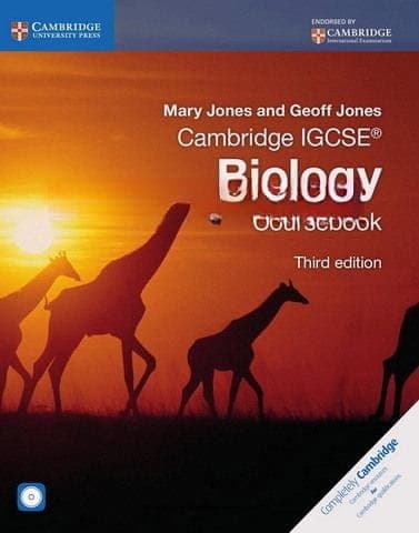 Cambridge IGCSE Biology Course Book 3E (Mary Jones) — front cover