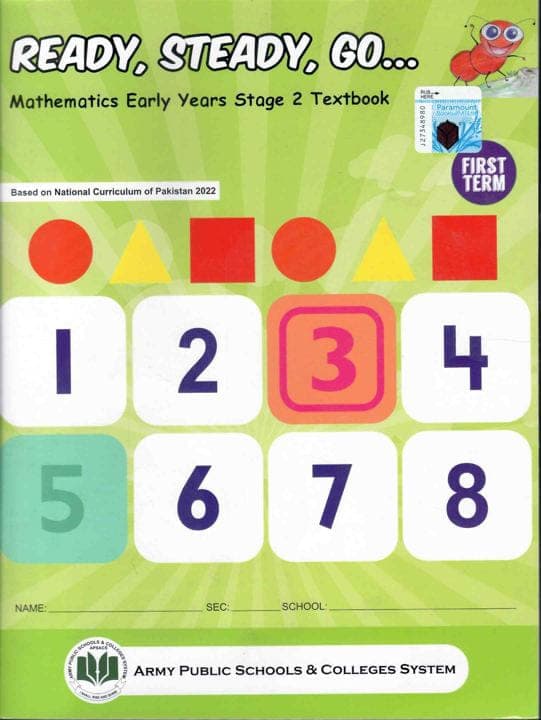 Ready Steady Go Mathmetics KG Early Year 2 Term 1 — front cover