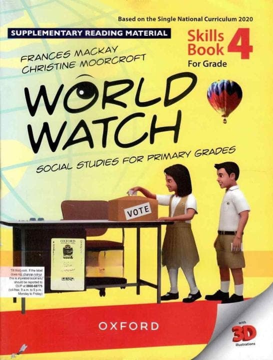 Oxford World Watch Social Studies Skills Book 4 — front cover