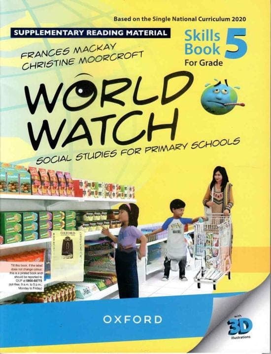 Oxford World Watch Social Studies Skills Book 5 — front cover