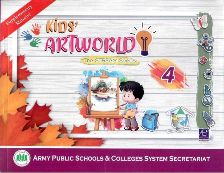 Kids Art World 4 — front cover