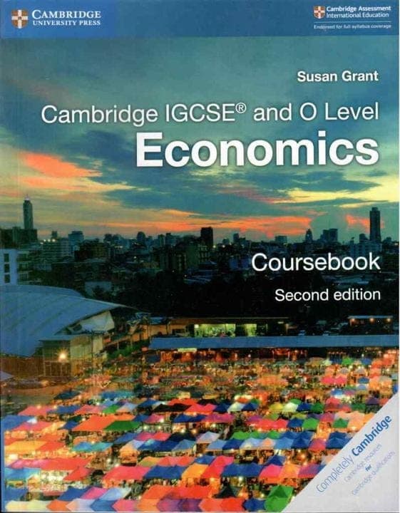 Cambridge IGCSE and O Level Economics Course Book 2ED — front cover