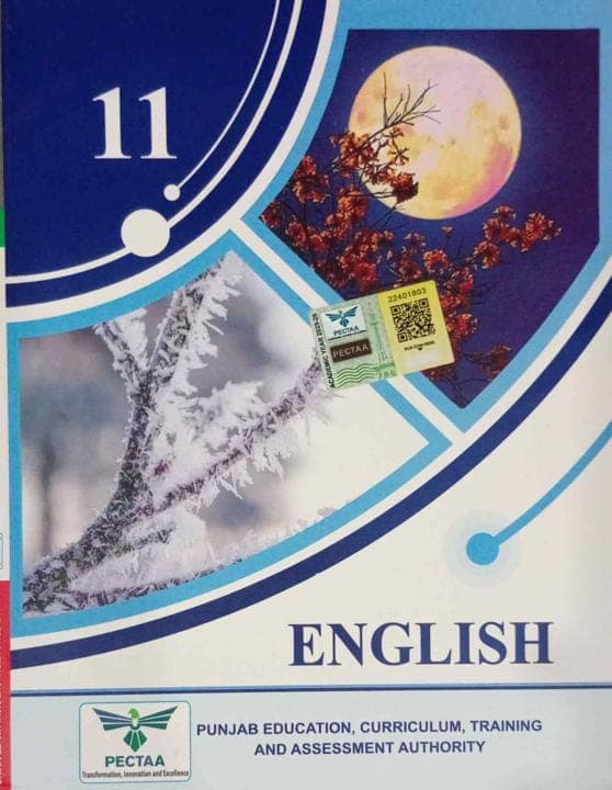 PTB English Class 11 New — front cover