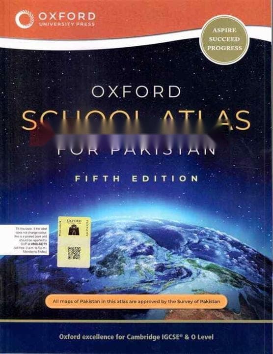 Oxford School Atlas for Pakistan 5E * — front cover