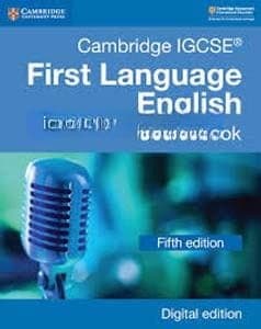 Cambridge IGCSE First Language English Course Book 5E — front cover