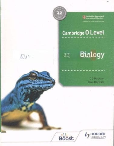 Cambridge O Level Biology — front cover