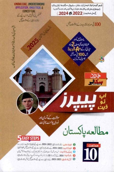 Hamdard Model Paper Pakistan Studies 10 Um — front cover