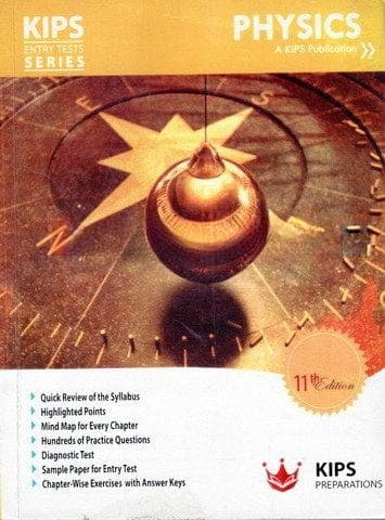 Kips Entry Tests Series Physics 11E — front cover