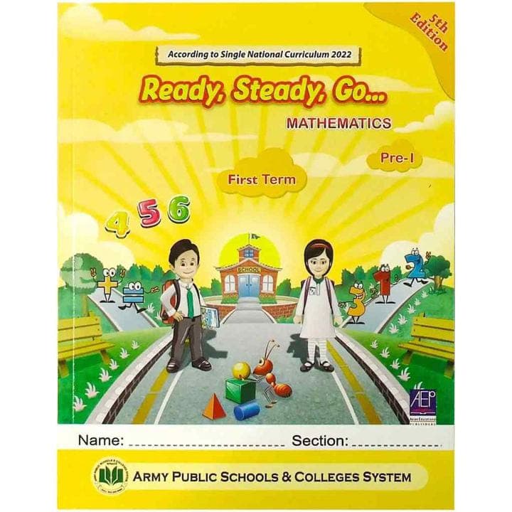 Ready Steady Go Mathematics Pre 1 Prep Term 1 — front cover