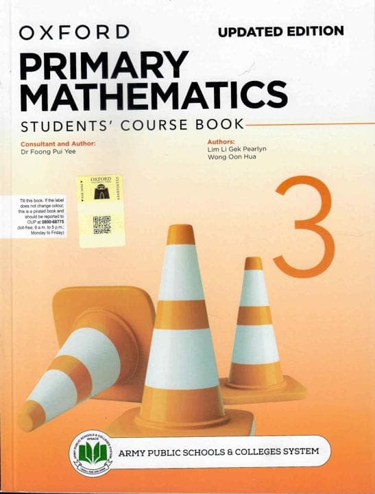 Oxford Primary Mathematics Students Course Book 3 Updated Edition — front cover