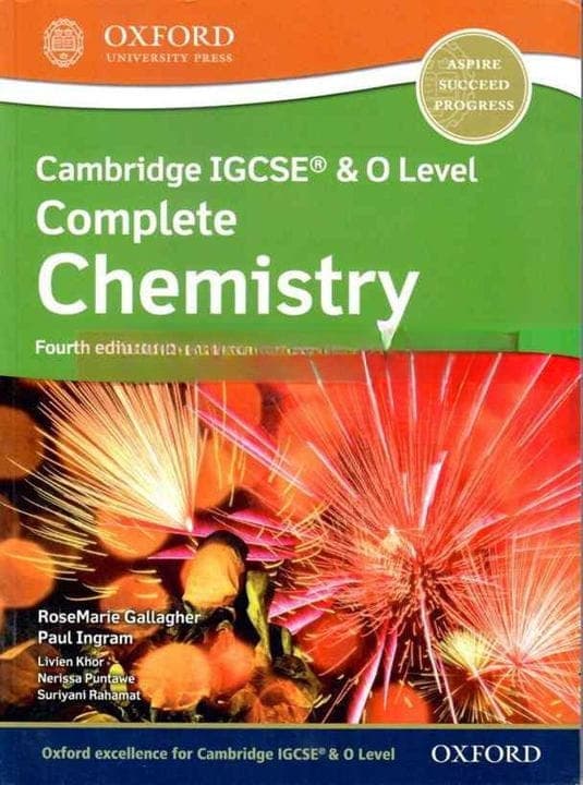 Oxford Cambridge IGCSE & O Level Complete Chemistry 4E — front cover