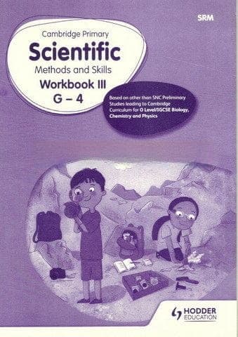 Cambridge Primary Scientific Methods and Skills Work Book 3 G4 — front cover