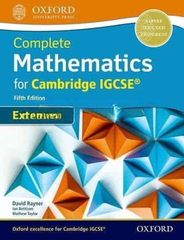 Oxford Complete Mathematics for Cambridge IGCSE 5ED Core — front cover