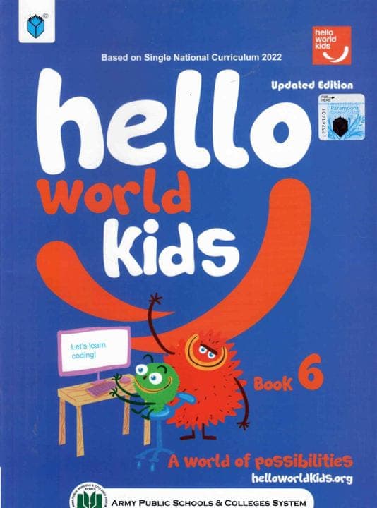 Hello World Kids Book 6 Updated — front cover