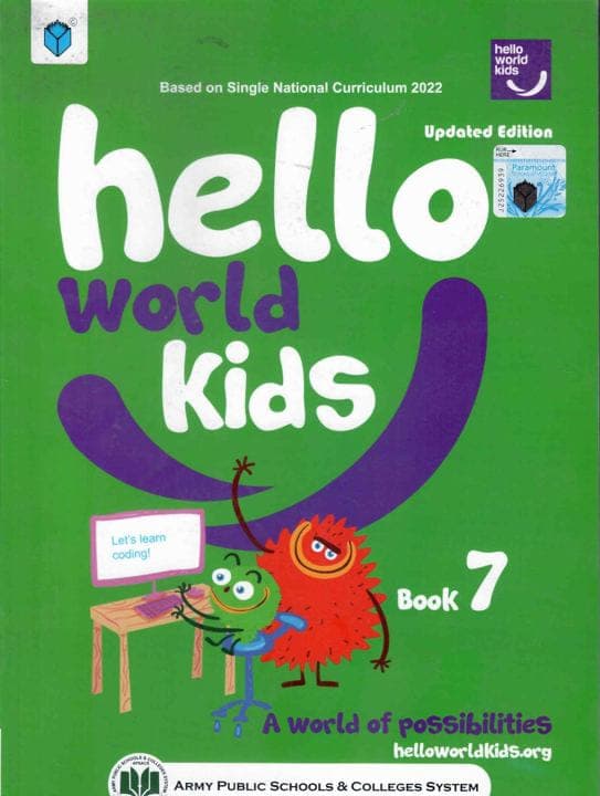 Hello World Kids Book 7 Updated — front cover