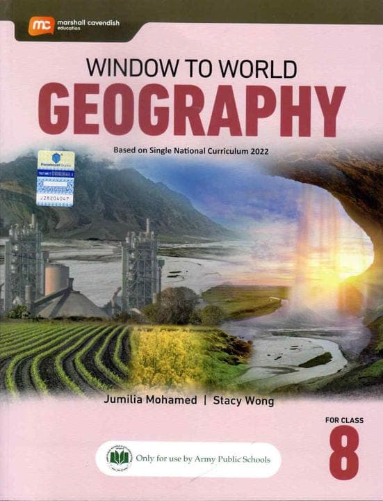 Aps Window to World Geography Class 8 — front cover