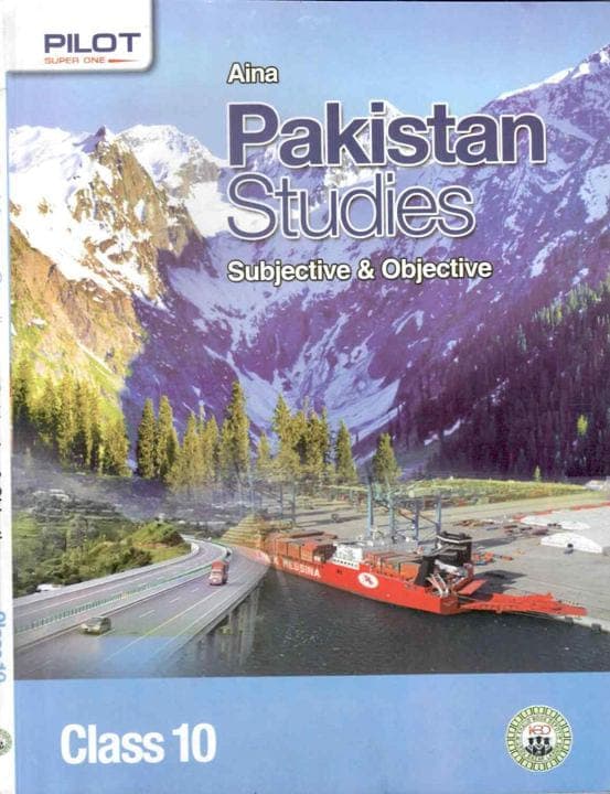 Pilot Key to Aina Pakistan Studies Sub+obj 10 — front cover