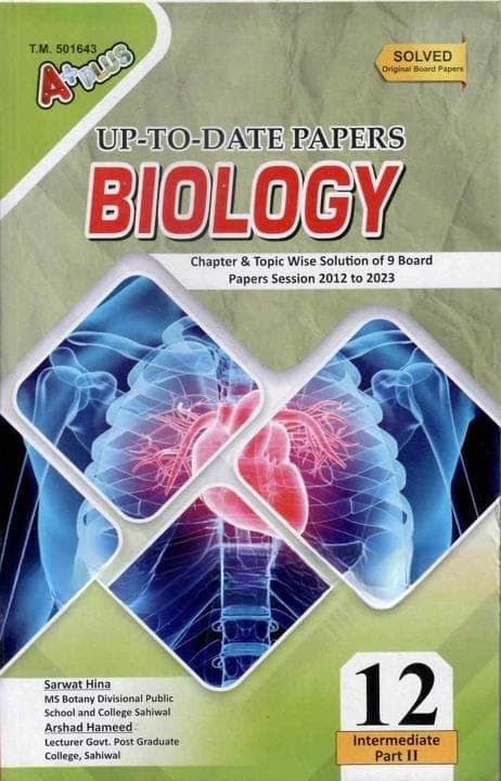 A+plus Up to Date Model Paper Biology 12PB — front cover