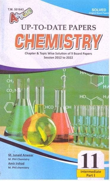 A+plus Up to Date Model Papers Chemistry 11 PB — front cover
