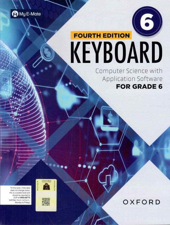 Oxford Keyboard Computer Science with My E-mate 4ED Class 6 — front cover