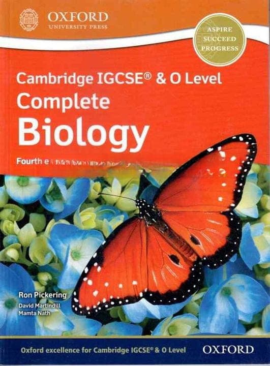 Oxford Cambridge IGCSE & O Level Complete Biology 4E — front cover