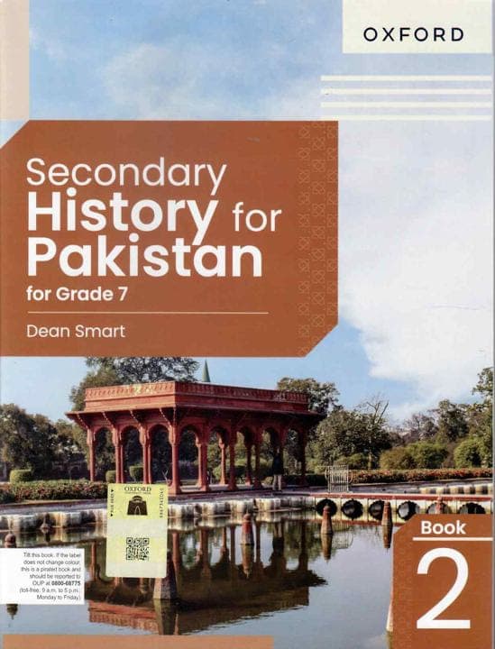 Oxford Secondary History for Pakistan Grade 7 Book 2 — front cover