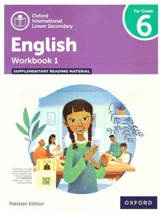 Oxford International Lower Secondary English Work Book 1 for Grade 6 — front cover