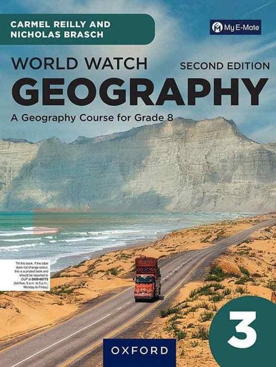 Oxford World Watch Geography 3 2ND Edition with My E-mate — front cover